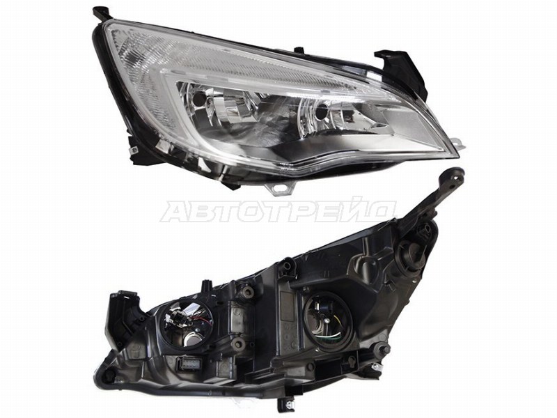 Фара Opel Astra 09-15 (Справа / Галоген / С электрокорректором)