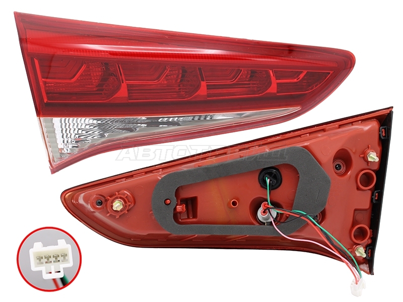 Фонарь в крышку багажника Hyundai Tucson 15-19 (Слева / LED)