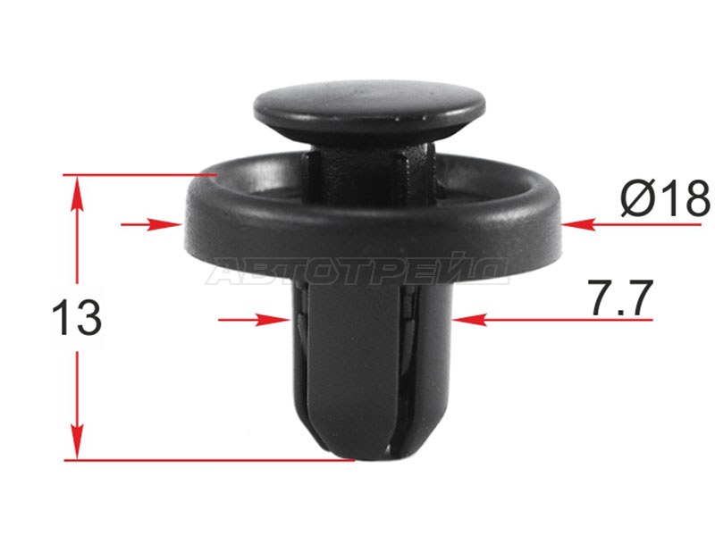 Клипса (крепёжная TOYOTA / LEXUS / SUBARU (Продажа по 10 шт.))