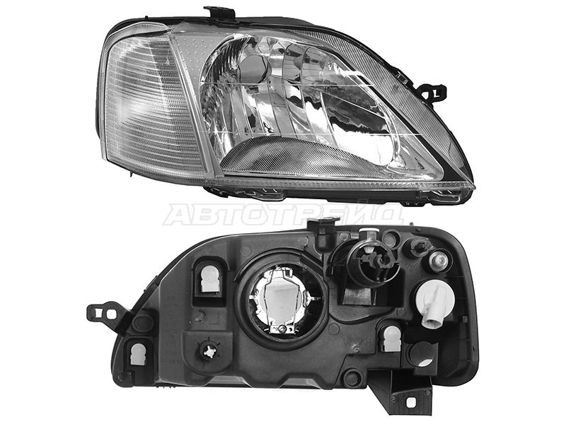 Фара Renault Logan 04-09 (Справа / Ручная регулировка)