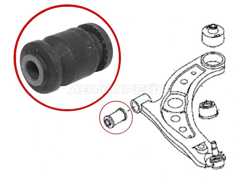 Сайлентблок рычага Toyota Passo 04-10 / RAV4 00-05