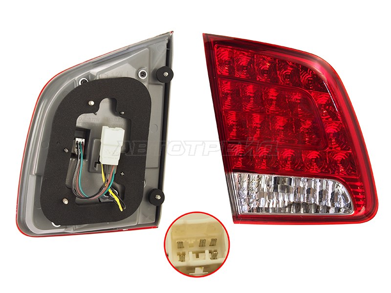 Фонарь в крышку багажника Kia Sorento 09-13 (Слева / LED)