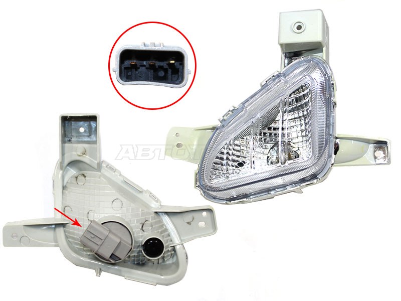 Фара противотуманная (Справа) Hyundai Sonata 17-19